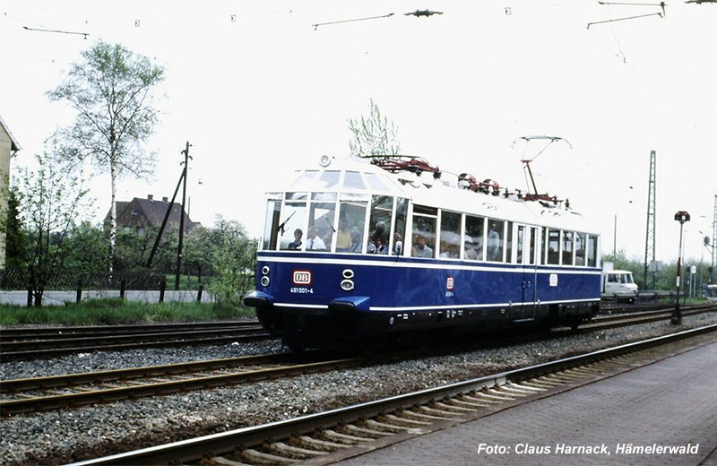 Der "Gläserne Zug" in Eystrup 1987