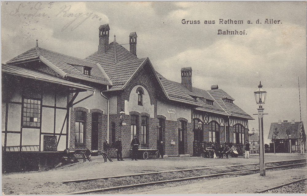 Bahnhof Rethem/Aller um 1905