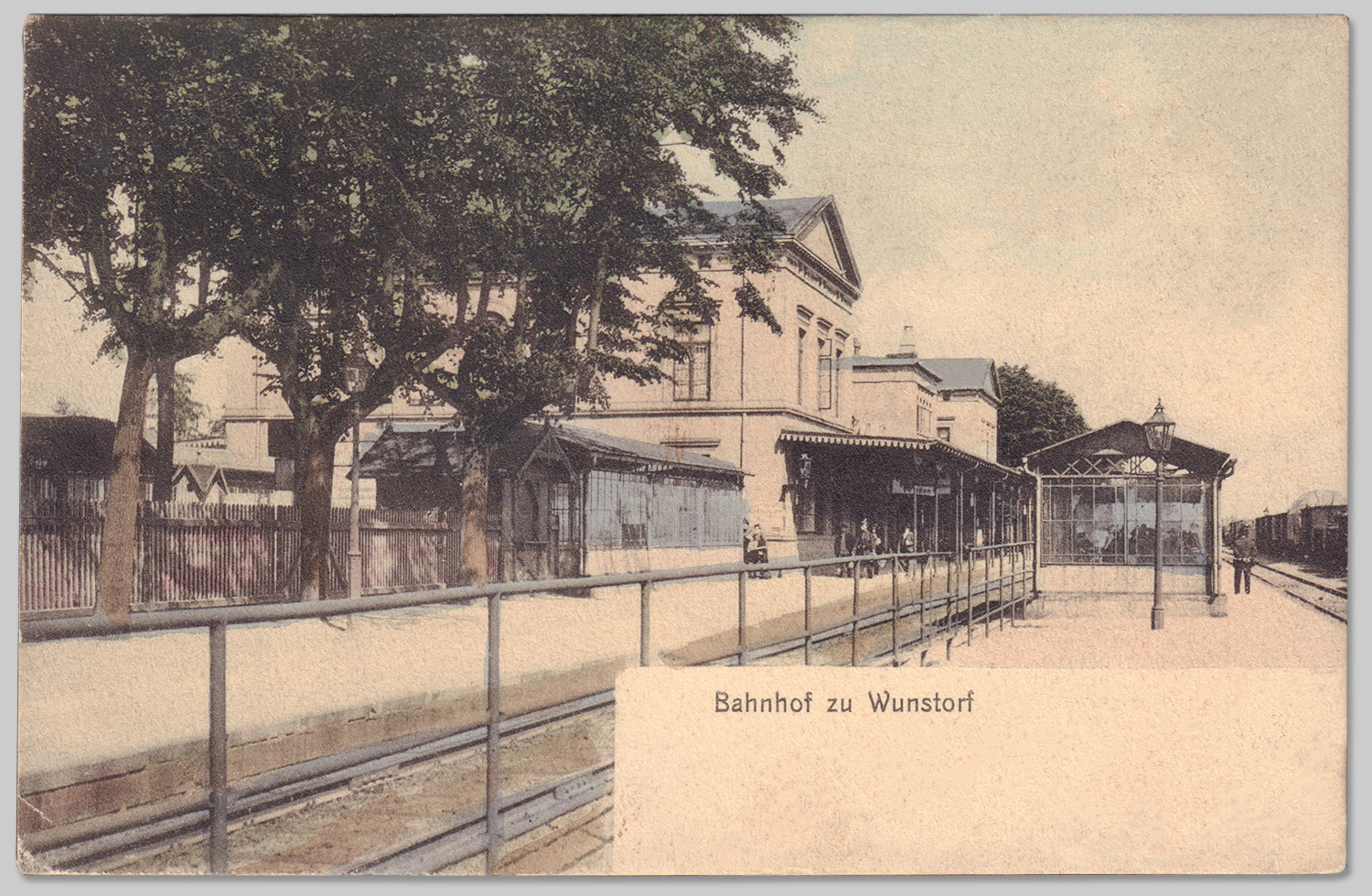 Bahnhof Wunstorf um 1900
