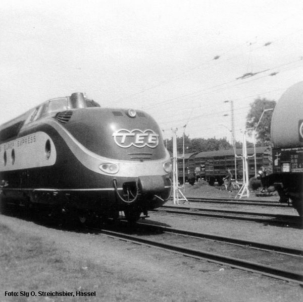 Trans Europ Express VT 601 in Eystrup