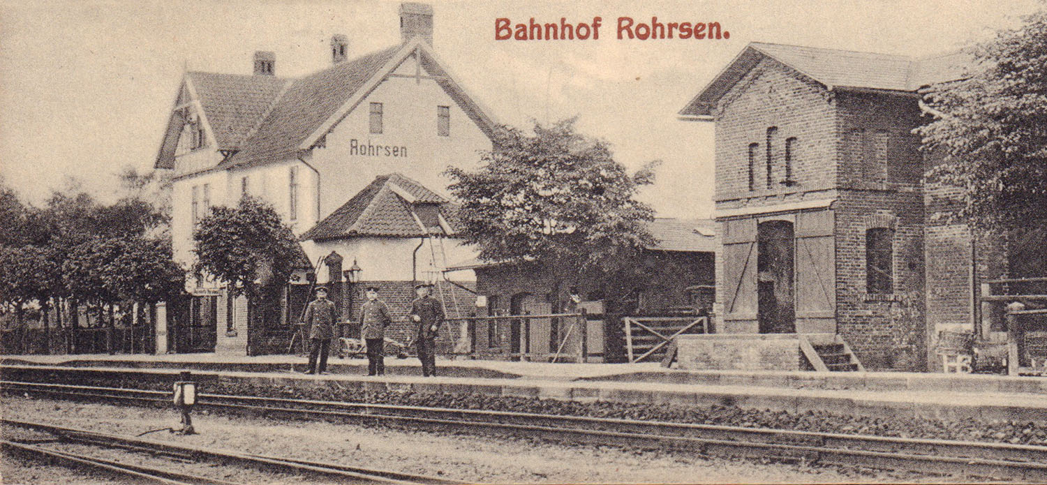 Bahnhof Rohrsen um 1912